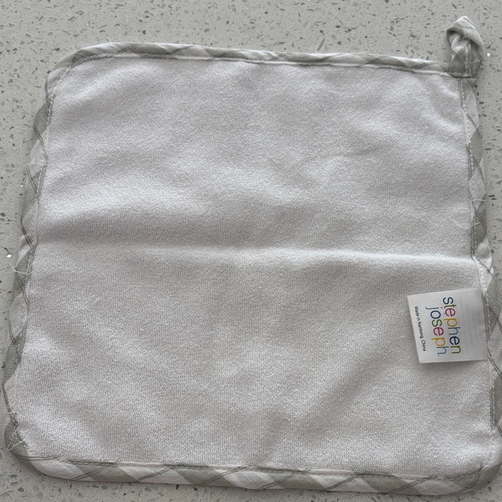 Stephen Joseph Set of 2 Cotton Muslin Washcloths Dino - Picture 7 of 11
